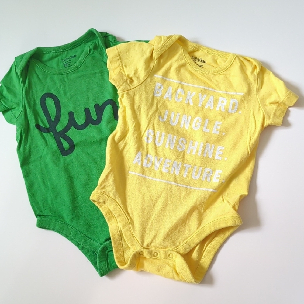 Fun and Adventure Kids One Piece Set - Green and Yellow